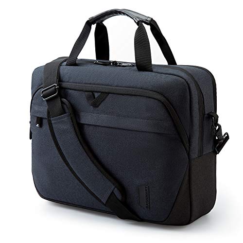 Laptop Bag,BAGSMART 15.6 Inch Briefcase Lockable Office Bag for Men Women,Black