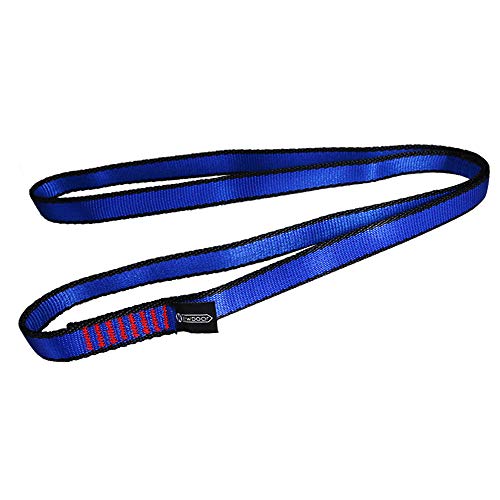 NewDoar Climbing Sling 16mm Nylon Sling Runners 22KN 4840LB Climbing Utility Cord Rock Climbing, Creating Anchors System, Rappelling Gear, Perfect for Tree Work(Blue 48