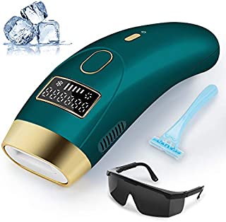 Ice Cool IPL Hair Removal For Women and Men Permanent Painless Laser Hair Remover Machine for Body Face Chin Legs Bikini At-Home Use
