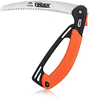 ENPOINT Folding Pruning Saw, Heavy Duty Carbon Steel Folding Hand Saw Portable Band Saw with 9 in Rugged Razor Blade Hacksaw for Fruit Tree Trimming Yard Garden Branches Pruning Craftsman Woodworking