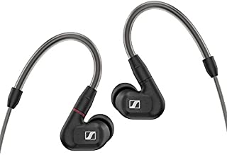 Sennheiser IE 300 in-Ear Audiophile Headphones - Sound Isolating with XWB Transducers for Balanced Sound, Detachable Cable with Flexible Ear Hooks, 2-Year Warranty (Black)