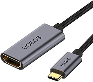 USB C to HDMI Adapter 4K Cable,uoeos USB 3.1 Type-C to HDMI Adapter Compatible with MacBook Pro HDMI to USB C Adapter(Female to Male)