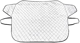 Car Windshield Snow Cover,Windshield Snow Cover with 4 Layers Protector,XXL size fits any cars trucks&SUV, 3Magnets & security flap -Double security design Waterproof/Windproof Outdoor car snow covers