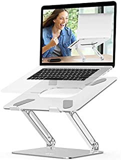 Laptop Stand, EPN Laptop Riser with Heat-Vent to Elevate Laptop, Adjustable Desktop Holder Compatible for MacBook Pro/Air, Surface Laptop, Dell XPS, HP, Samsung and Other 11-17 Inch Notebook