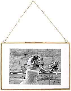 11 x 14 Picture Frames Made of Copper and High Definition Glass Display Pictures 8x10 or 11x14 for Wall mounting photo frame,Gold,Pack of 1 By Cq acrylic