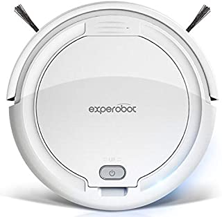 Experobot Robotic Vacuum Cleaner,K5AV Mini Robot Vacuum Cleaner,Automatic Cleaner Hardwood Floor Robot Cleaner.Pet Hair Robotic Vacuum Cleaner,Household Cleaner Robot (White)