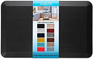 ComfiLife Anti Fatigue Floor Mat  3/4 Inch Thick Perfect Kitchen Mat, Standing Desk Mat  Comfort at Home, Office, Garage  Durable  Stain Resistant  Non-Slip Bottom (20