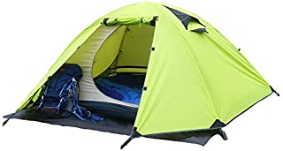 Luxe Tempo 2 Person 4 Season Tents Freestanding for Camping Backpacking Aluminum Poles All Weather Tested & Approved 2 Door 2 Vestibules Reflective