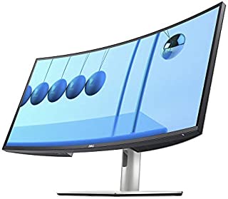 Dell U3421WE UltraSharp Curved Monitor, 34.14 Inch Ultrawide Monitor WQHD (3440 x 1440p at 60Hz), in-Plane Switching Technology, 100mmx100mm VESA Mounting Support, Platinum Silver (Latest Model)