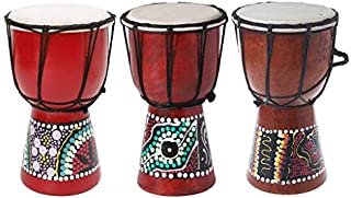 Beinil 1pcs Professional Traditional African Musical Instrument Djembe Drum Bongo Wooden Good Sound Musical Instrument (7.87