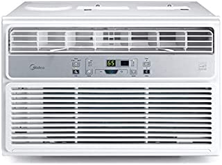 MIDEA EasyCool Window Air Conditioner - Cooling, Dehumidifier, Fan with remote control - 6,000 BTU, Rooms up to 250 Sq. Ft. (MAW06R1BWT Model)