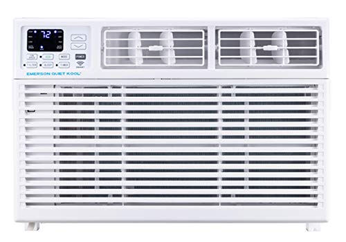 Emerson Quiet Kool EARC15RSE1 SMART 15,000 BTU 115V Window Air Conditioner with Remote, Wi-Fi, and Voice Control, White