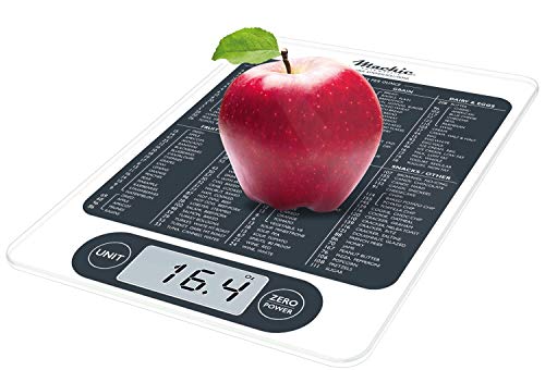 Mackie C19 Premium Food Scale, Digital Kitchen Scale Simple 1g / 0.1 oz Accurate for Cooking Baking Meal Prep Diet Health an American Co.