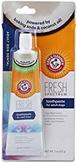 Arm & Hammer Fresh Spectrum Dog Toothpaste for Adult Dogs, 2 oz | Baking Soda Dog Toothpaste Coconut Mint to Fight Tartar, Polish & Whiten Teeth, & Freshen Breath