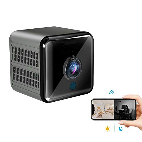 Spy Camera Super Night Vision KINGDANS Hidden Camera 1080P- Mini Camera,Nanny cams Wireless with Cell Phone app, Motion Detection,Video Share,Mini Security Camera for Indoor/Home/Office/Warehouse