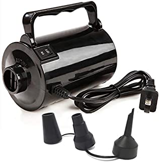 Electric Air Pump for Inflatable Pool Toys - High Power Quick-Fill Air Mattress Inflator Deflator Pump for Pool Float Raft Airbed with 3 Nozzles, 320W, 110V AC, 1.6PSI, Air Flow 26CFM