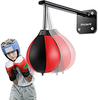 Hicient Speed Punching Bag Wall-MountedBoxing with Spring, Reflex Ball Boxing Reflex Ball Great for Relief Stress and Exercise Fun for Men Women Kids