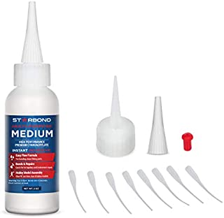 Starbond EM-150 Medium, Premium CA - Cyanoacrylate Adhesive Super Glue (for Woodturning, Pen Turning, Hobby, Lapidary, Acrylic Nails) (2 Ounce)