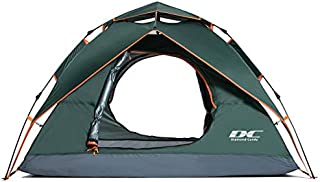 Diamond Candy Pop Up Tent 2-3 Person Waterproof Tents for Camping, Black Green