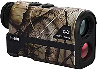 WOSPORTS 1200 Yards Hunting Rangefinder Laser Rangefinder Archery Bow Hunting Ranging with Flagpole Lock Ranging Scan Speed