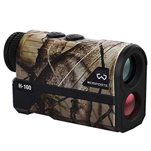 WOSPORTS 1200 Yards Hunting Rangefinder Laser Rangefinder Archery Bow Hunting Ranging with Flagpole Lock Ranging Scan Speed