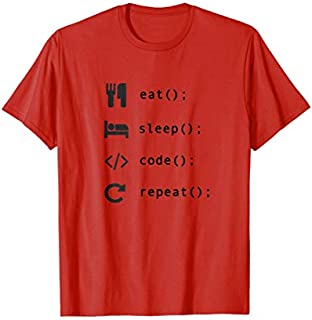 Eat, Sleep, Code & Repeat T-Shirt | Coding | Fun
