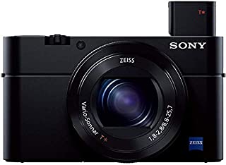 Sony RX100 IV 20.1 MP Premium Compact Digital Camera w/1-inch Sensor, 4K Movies 40x Super Slow Motion HD DSCRX100M4/B (Renewed)