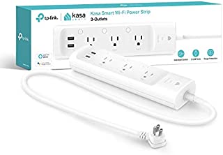 Kasa Smart KP303 Plug Power Strip, Surge Protector, Smart Outlets and 2 USB Ports, Works with Alexa Echo & Google Home, No Hub Required