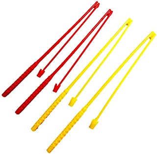 Haktoys Replacement Fishing Poles Kit Rods Set (Pack of 4) Non-magnetic Poles Works with Haktoys Fishing Games and other Compatible Fishing Board Games