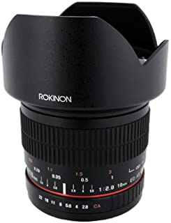 Rokinon 10mm F2.8 ED AS NCS CS Ultra Wide Angle Lens Canon EF-S Type for Canon Digital SLR Cameras (10M-C)