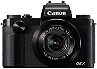 Canon PowerShot G5 X Digital Camera w/ 1 Inch Sensor and Built-in viewfinder - Wi-Fi & NFC Enabled (Black)