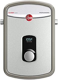 Rheem RTEX-08 8kW 240V Tankless Electric Water Heater, Gray