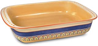 Pfaltzgraff Villa Della Luna baking-dishes, yellow, blue, red