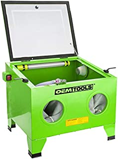 OEMTOOLS 24815 Bench Top Abrasive Blast Cabinet | Removes Rust, Grime, Paint, & More | Great for Automobile Rebuilders or Anyone Restoring Antique Metal Objects | Inexpensive & Efficient