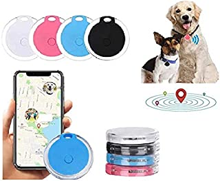 FRSH MNT Pet Tracker GPS Locater Dog Finder No Monthly Fee with Fence Alarm App Control Design Waterproof Dustproof Dog & Cat Smart Collar Device for Tracking Real time Activities Routes & Safety (BK)