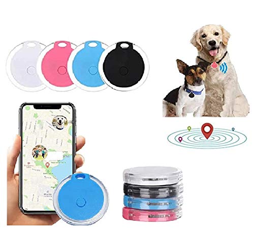 FRSH MNT Pet Tracker GPS Locater Dog Finder No Monthly Fee with Fence Alarm App Control Design Waterproof Dustproof Dog & Cat Smart Collar Device for Tracking Real time Activities Routes & Safety (BK)