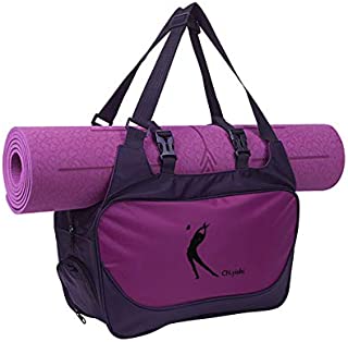 CH.yishi Gym Bag with Yoga Mat HolderYoga Mat Bags Fits All Your Stuff for Women17.7