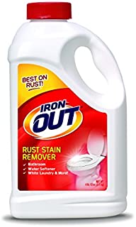 Iron OUT Powder Rust Stain Remover, Remove and Prevent Rust Stains in Bathrooms, Kitchens, Appliances, Laundry, and Outdoors