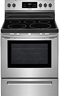 Frigidaire FFEF3054TS 30 Inch Electric Freestanding Range with 5 Elements, Smoothtop Cooktop, 5.3 cu. ft. Primary Oven Capacity, in Stainless Steel