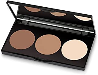 Golden Rose Long Lasting Matte Powder Contour Kit - Highlight, Bronze, & Contour Set Makeup Palette