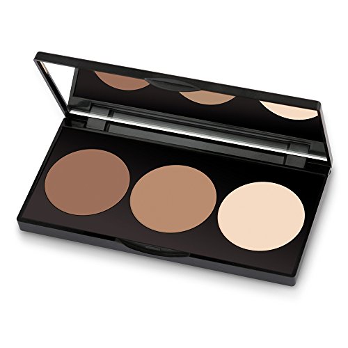 Golden Rose Long Lasting Matte Powder Contour Kit - Highlight, Bronze, & Contour Set Makeup Palette