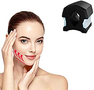 (1 Pcs Black) Jaw Exerciser Slim and Tone Your Face Neck, Customize Jaw line Exercise, Face Exerciser for Jaw Workout, Double Chin Reducer, Jawline Shaper Jaw Exercise Ball for Men & Women