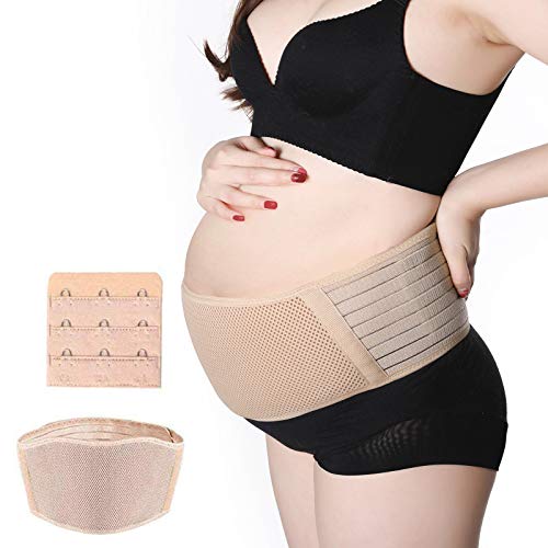 Maternity Belt, Pregnancy Support Belt, Belly Band for Pregnancy - Breathable Belly Band That Provides Hip, Pelvic, Lumbar and Lower Back Pain Relief