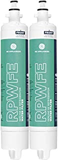 GE RPWFE Refrigerator Water Filter, White Green, Pack of 2