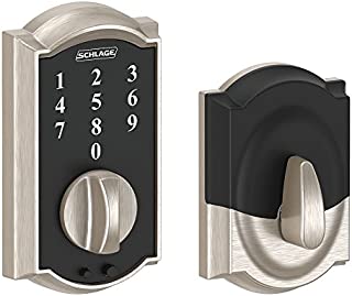 Schlage Touch Camelot Deadbolt (Satin Nickel) BE375 CAM 619