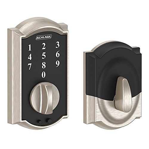 Schlage Touch Camelot Deadbolt (Satin Nickel) BE375 CAM 619