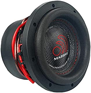 Car Subwoofer by Massive Audio HippoXL64 - SPL Extreme Bass Woofer - 6.5 Inch Car Audio 300 Watt HippoXL Series Competition Subwoofer, Dual 4 Ohm, 2 Inch Voice Coil. Sold Individually