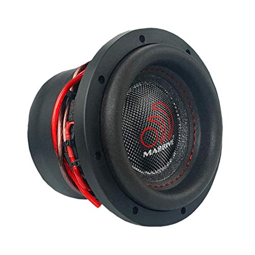 Car Subwoofer by Massive Audio HippoXL64 - SPL Extreme Bass Woofer - 6.5 Inch Car Audio 300 Watt HippoXL Series Competition Subwoofer, Dual 4 Ohm, 2 Inch Voice Coil. Sold Individually