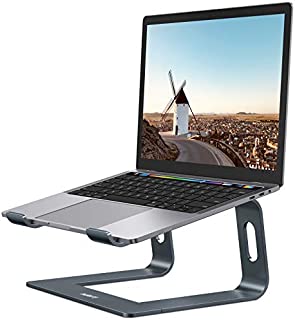 Nulaxy Laptop Stand, Ergonomic Aluminum Laptop Mount Computer Stand, Detachable Laptop Riser Notebook Holder Stand Compatible with MacBook Air Pro, Dell XPS, Lenovo More 10-15.6