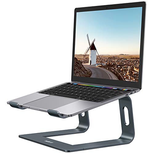 Nulaxy Laptop Stand, Ergonomic Aluminum Laptop Mount Computer Stand, Detachable Laptop Riser Notebook Holder Stand Compatible with MacBook Air Pro, Dell XPS, Lenovo More 10-15.6